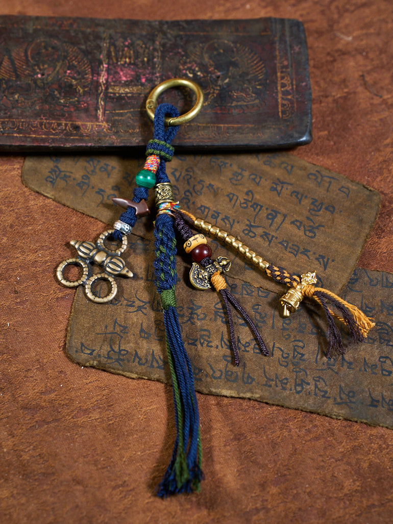 Vajra Thokcha Tassel Keychain