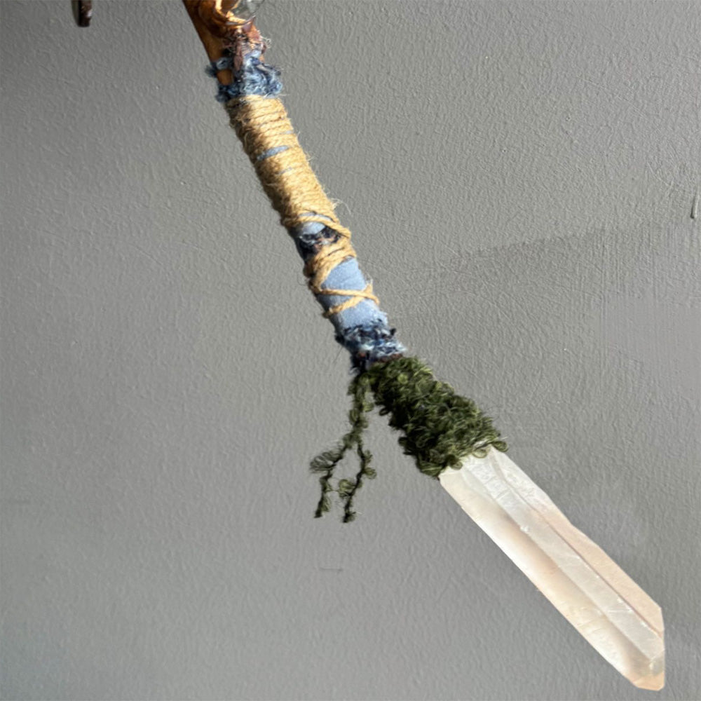 Healing Spiral Crystal Staff by Kailash Energy