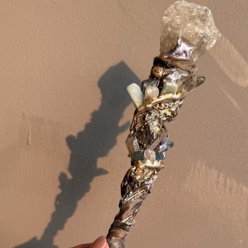 Vitality Crystal Healing Wand by Kailash Energy