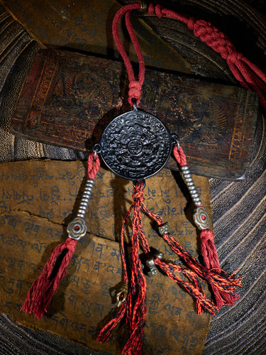 Tibetan Thokcha Nine-Palace Bagua Talisman Decoration