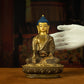 Antique Bronze Shakyamuni Buddha Statue - Timeless Serenity