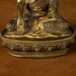 Antique Bronze Shakyamuni Buddha Statue - Timeless Serenity