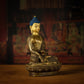 Antique Bronze Shakyamuni Buddha Statue - Timeless Serenity