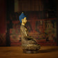 Antique Bronze Shakyamuni Buddha Statue - Timeless Serenity