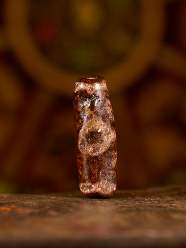 Agate “Two-Eyed” Dzi Bead