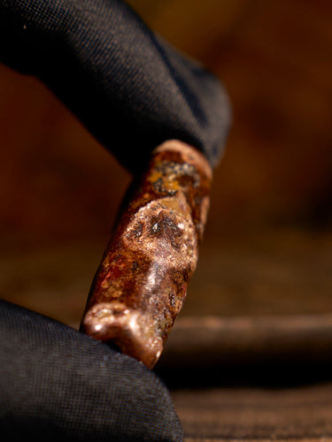 Agate “Two-Eyed” Dzi Bead