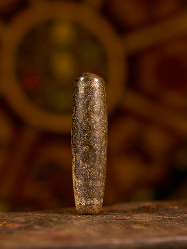 Enlightened Wisdom Bodhi Four-Eyed Agate Dzi Bead