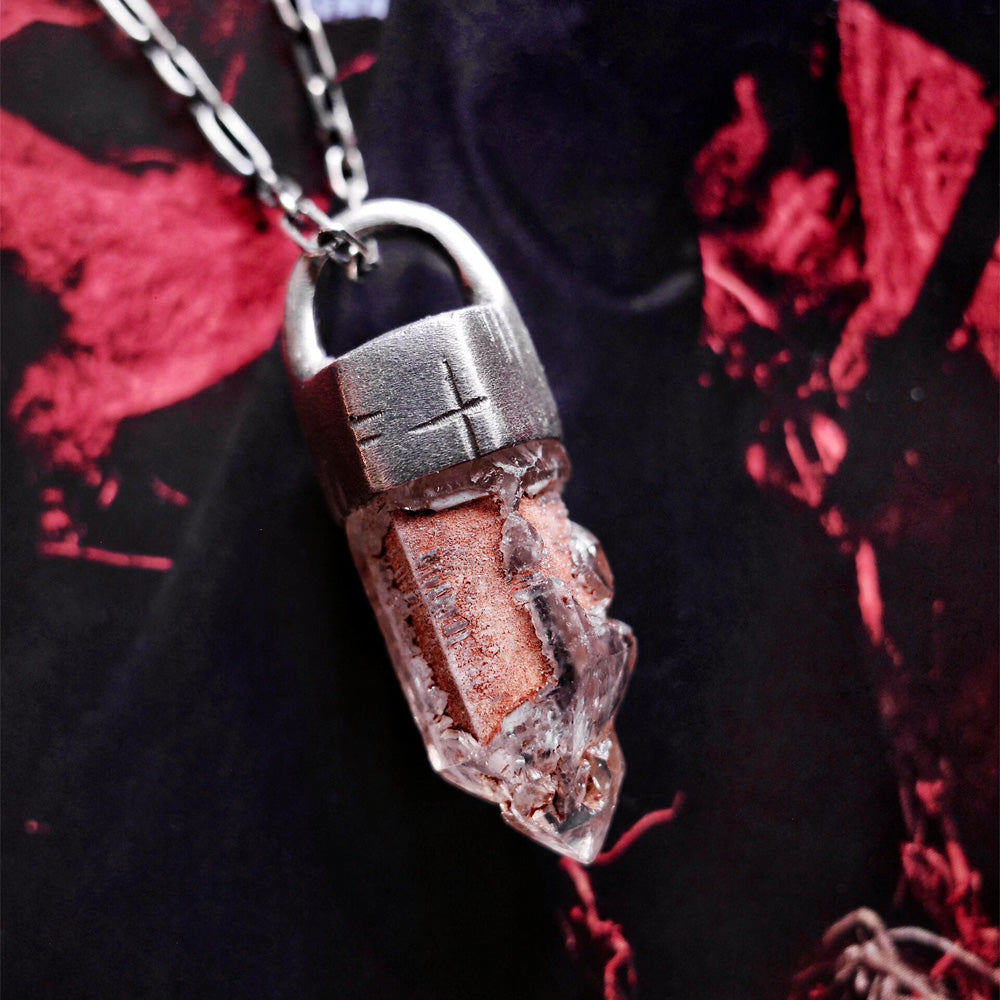 Ancient Power Phantom Bone Crystal Pendant