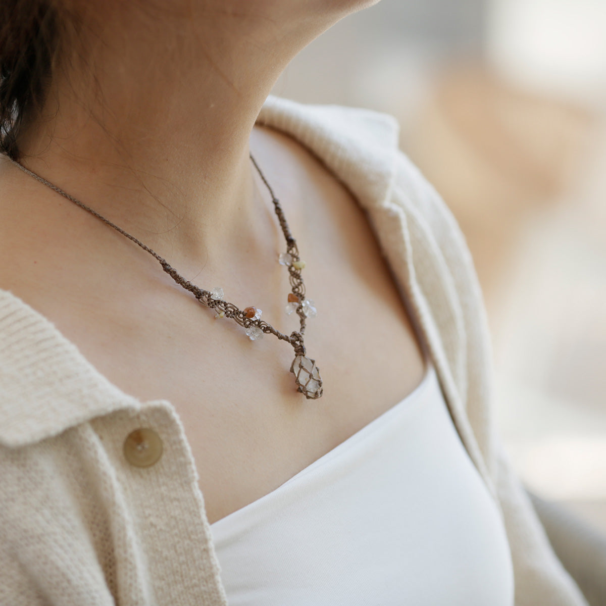 Love Energy Clear Quartz Pendants