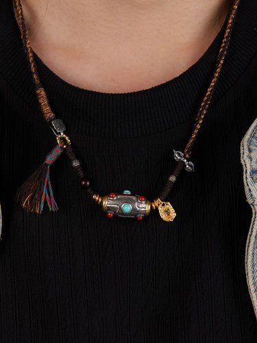 The Wisdom Guardian Gemstone Pendant
