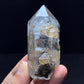 Himalayan Raw Quartz Crystal Yellow Mud Skeleton Castle