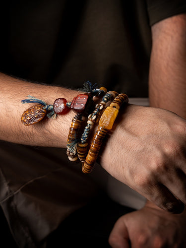 Sacred Yak Bone Mala Blessing Energy Bracelet