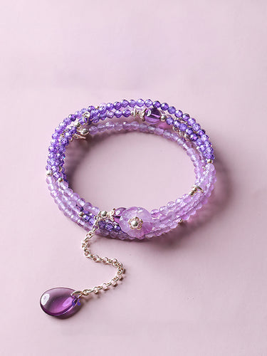 Amethyst Tranquility Gemstone Bracelet