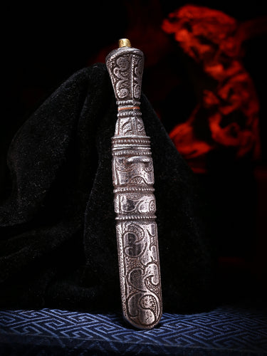 Iron Vajra Flame Ritual Blade