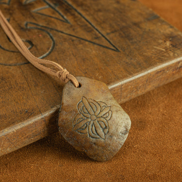 Qing Dynasty Vajra Protection Ritual Plaque Pendant from Tibet