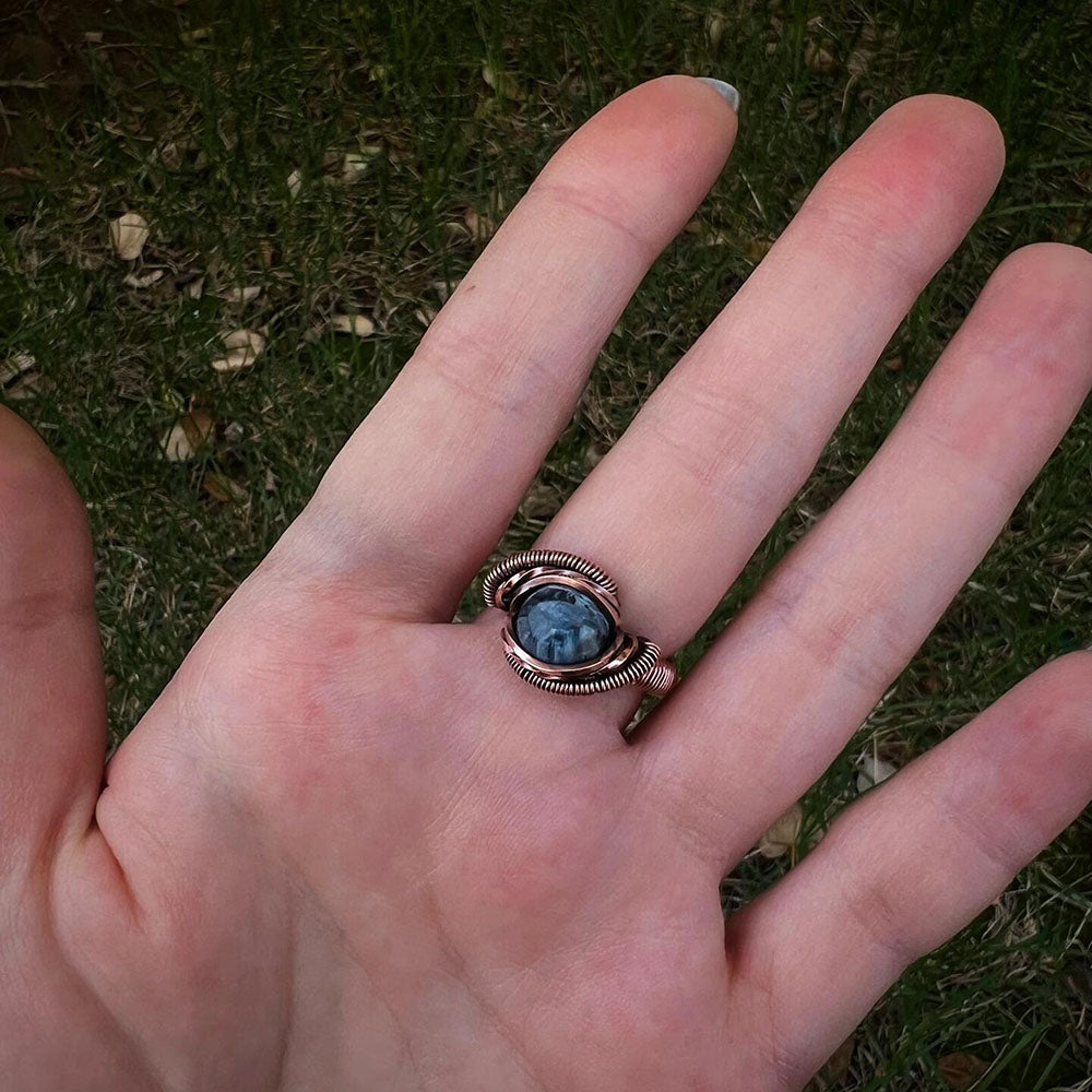 Harmony Insight Shine Amethyst Sterling Silver Crystal Rings