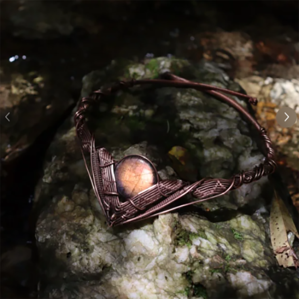 Guard of Stillness Protective Energy Labradorite Necklace