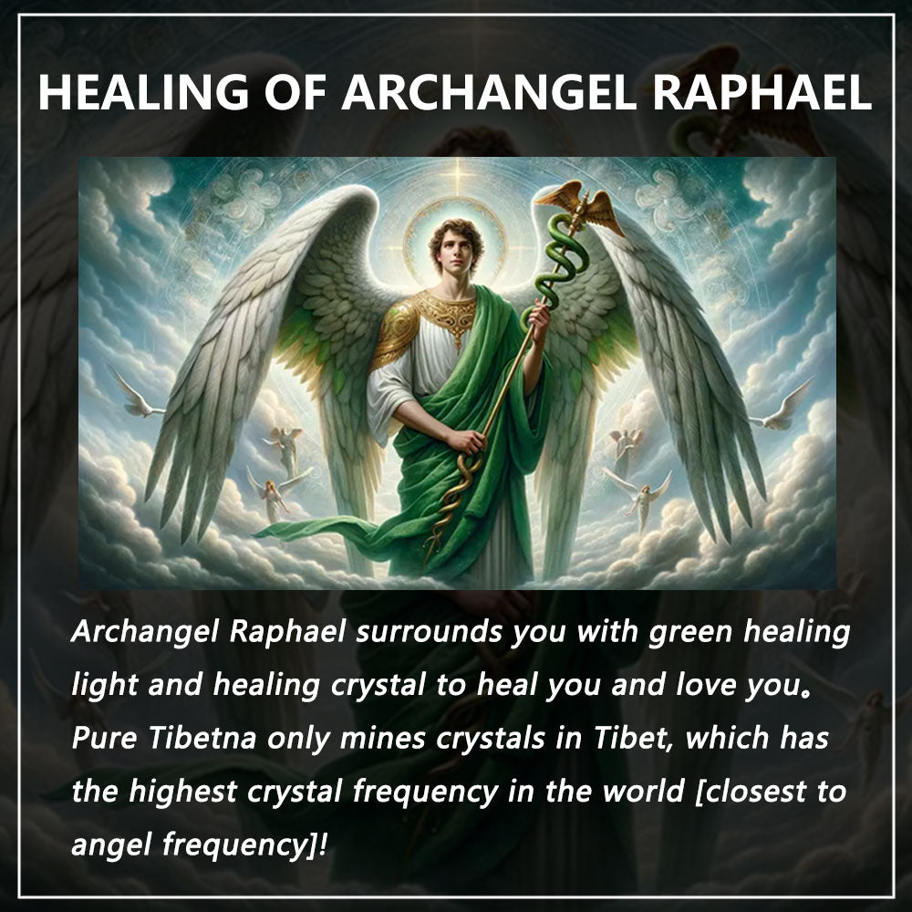 Healing of Archangel Raphael Tibetan Angel Quartz Crystal Kailash Energy Protection Healing