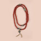 Southern Red Agate and Obsidian Health Mala puretibetan