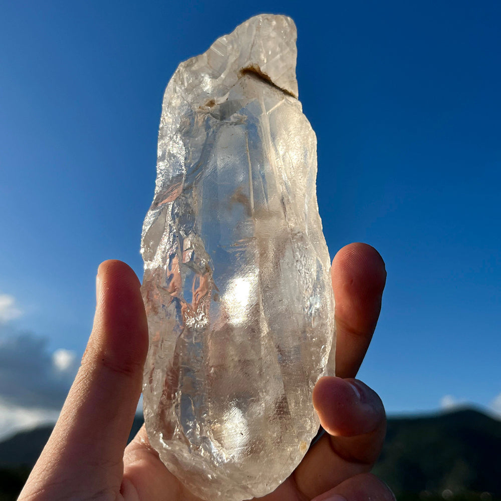 Rare Tibetan Nirvana Himalayan White Quartz Crystal