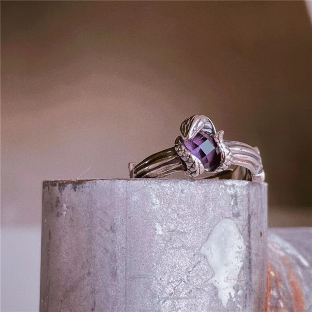 Amethyst Serenity Ring