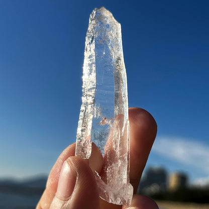 Rare Tibetan Spiral Nirvana White Quartz Crystal