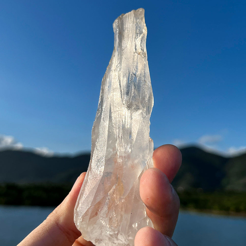 Rare Tibetan Nirvana Himalayan White Quartz Crystal