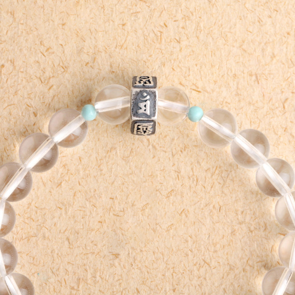 Force of Clarity Bracelet – Clear Quartz & Silver Energy