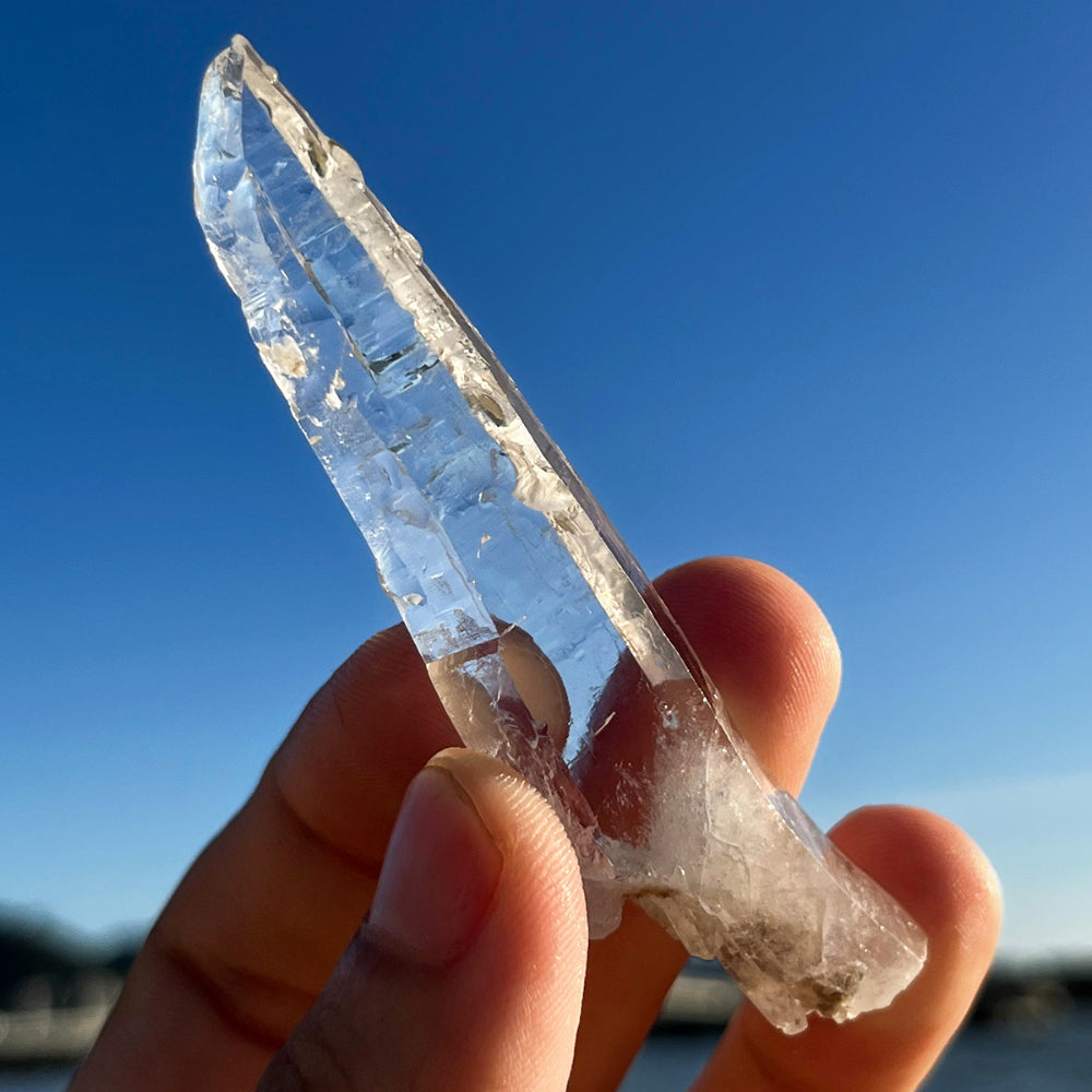 Rare Tibetan Spiral Nirvana White Quartz Crystal