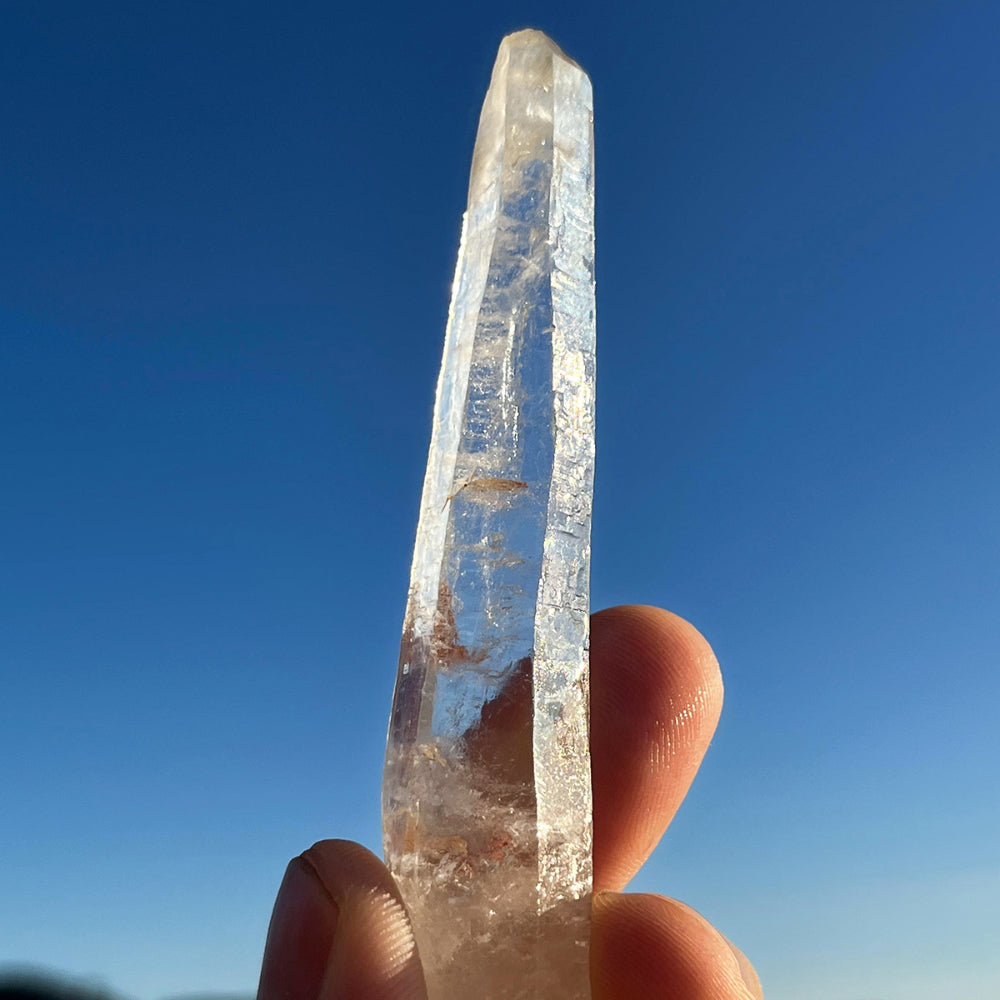 Rare Tibetan Spiral Nirvana White Quartz Crystal