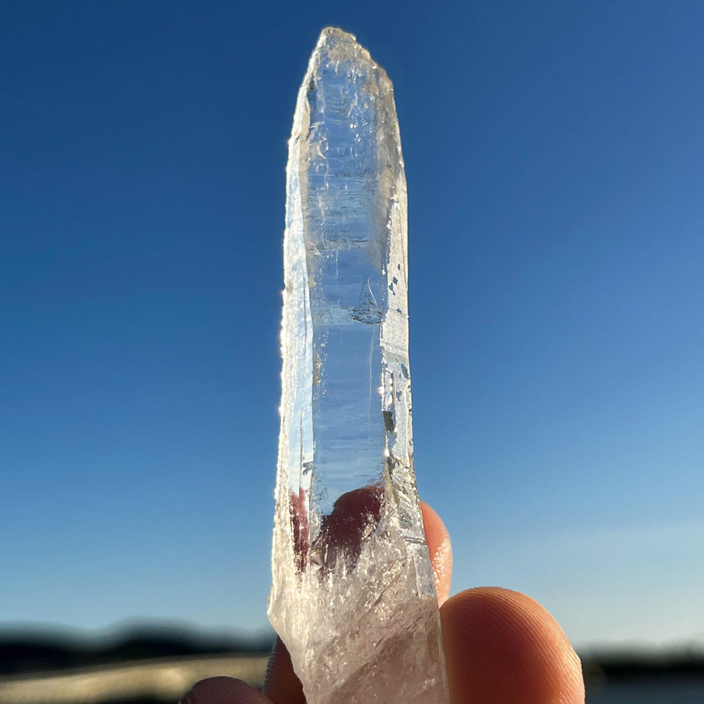 Rare Tibetan Spiral Nirvana White Quartz Crystal