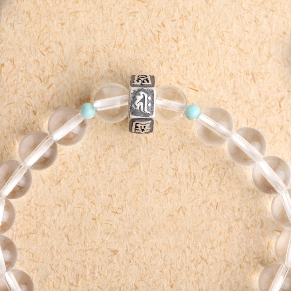 Force of Clarity Bracelet – Clear Quartz & Silver Energy