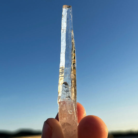 Rare Tibetan Spiral Nirvana White Quartz Crystal