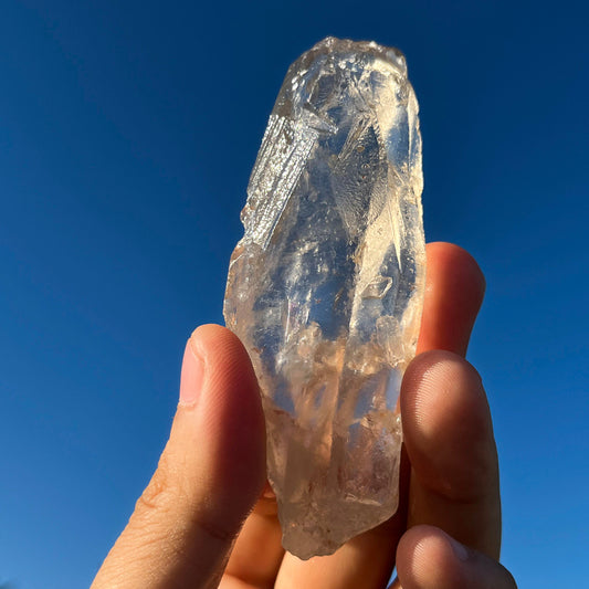 Rare Tibetan Nirvana Himalayan White Quartz Crystal