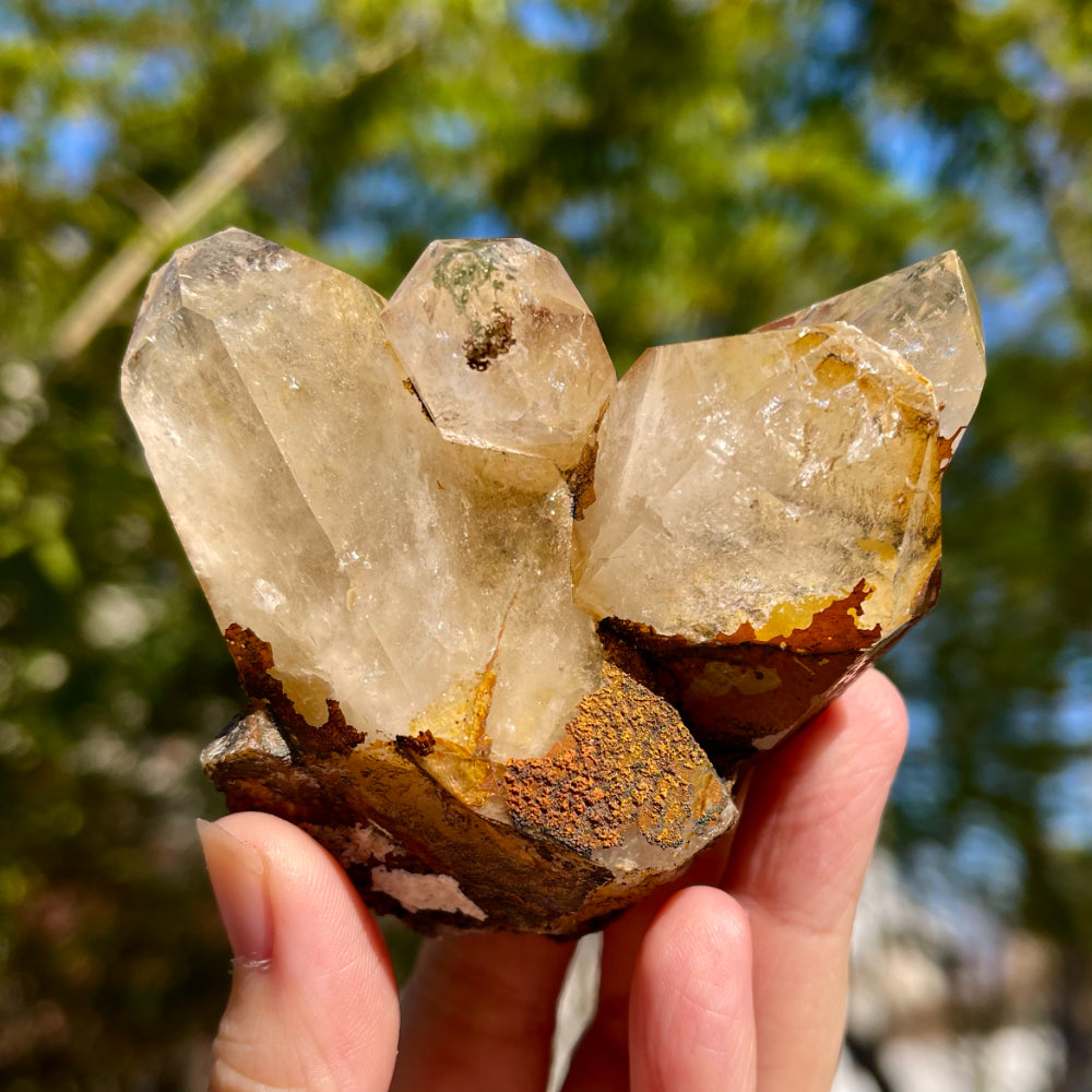 Himalayan Peace White Quartz Crystal