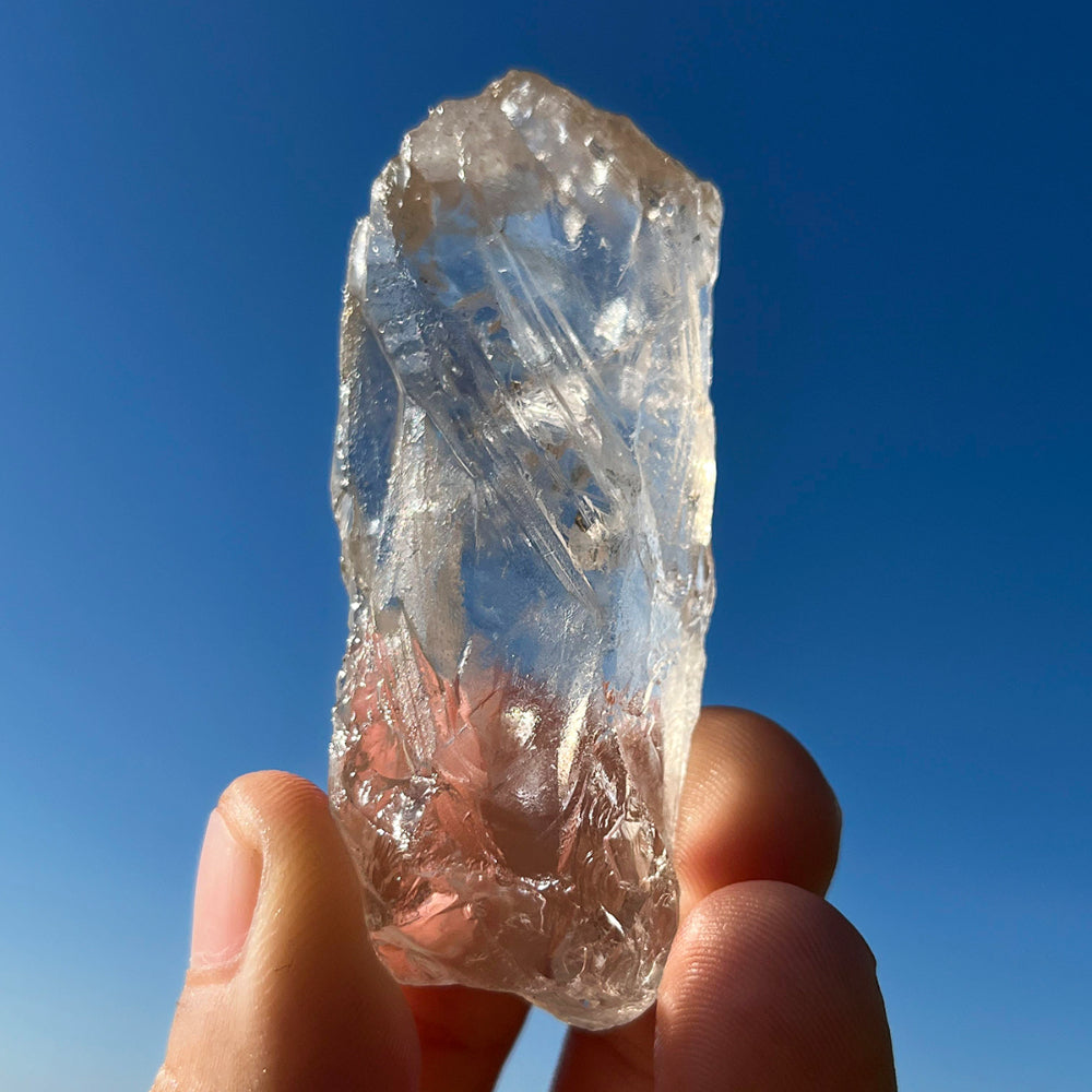 Rare Tibetan Nirvana Himalayan White Quartz Crystal