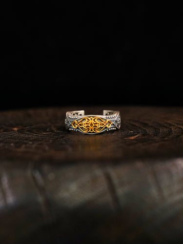 Sacred Elegance Pure Silver Ring