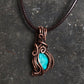 Evident Wealth Apparent Unique Raw Turquoise Pendant