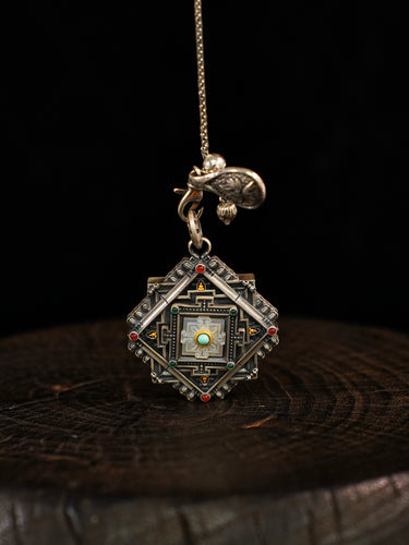 Harmony Mandala Silver Pendant