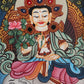 Fugen Bosatsu Tibetan Thangka Pendant puretibetan