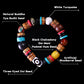 The Tibetan black samurai Dzi Bead Bracelet puretibetan