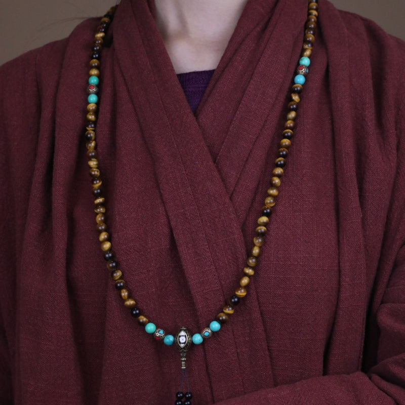 Tiger Eye Courage Mala puretibetan