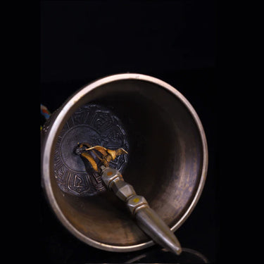Vajra Bell Ghanta Vajra Dorje Bronze Tibetan Ritual puretibetan