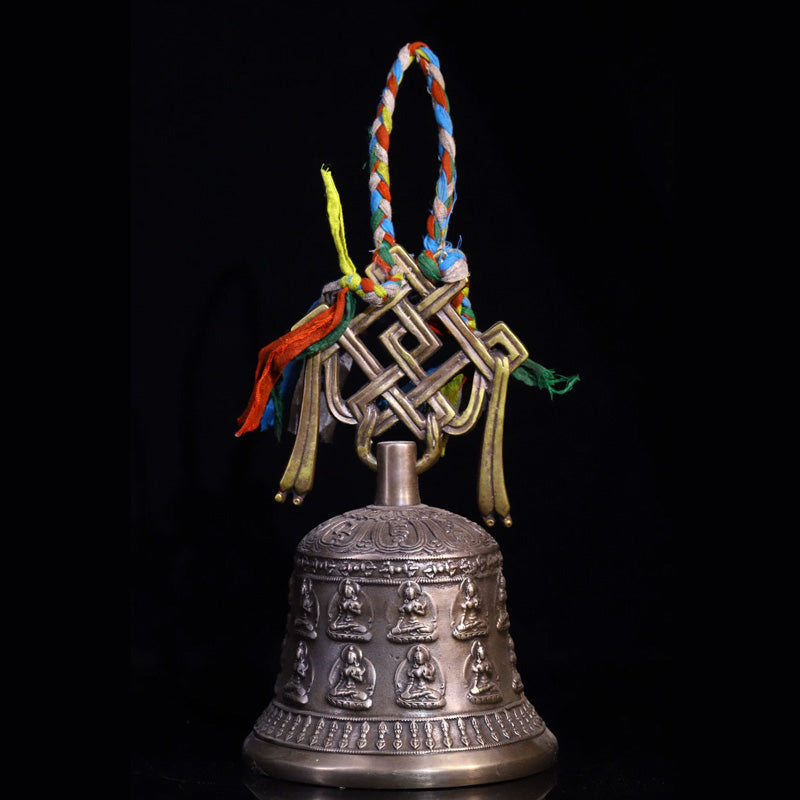 Vajra Bell Ghanta Vajra Dorje Bronze Tibetan Ritual puretibetan