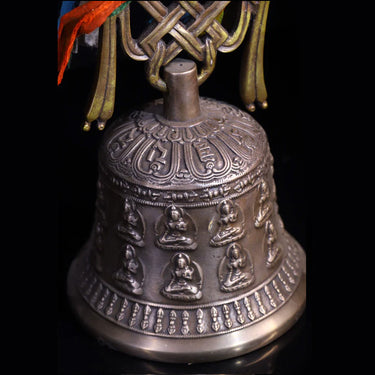 Vajra Bell Ghanta Vajra Dorje Bronze Tibetan Ritual puretibetan
