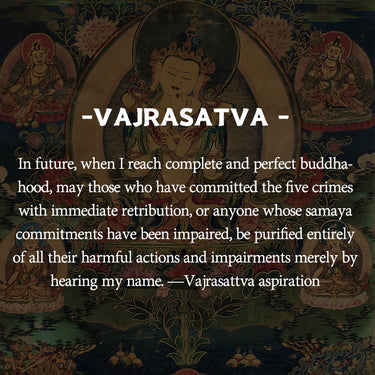 Vajrasatva GOOD KARMA Tibetan Statue  for Eliminating Sin puretibetan