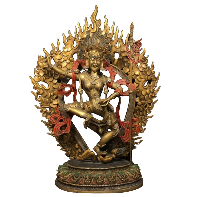 Vajravārāhī WEALTH Tibetan Statue for Eliminating Poverty puretibetan