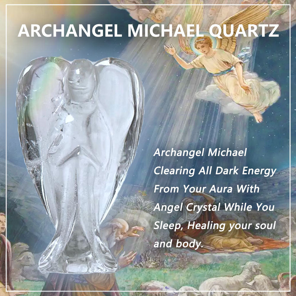 Guardianship of Archangel Michael Tibetan Angel Quartz Crystal Kailash Energy Protect Healing