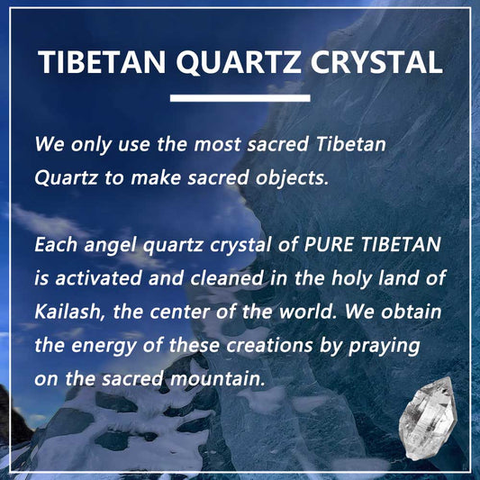 Wealth | Sacred Mountain Energy Blessing | Himalayan Natural Database | Rainbow-Transparent Etched Skull Crystal | Row Quartz Crystal Stone