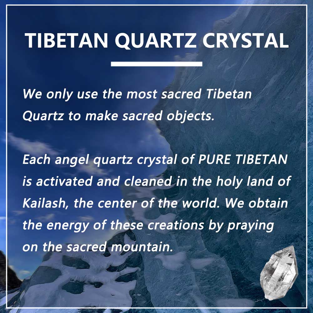 Wealth | Sacred Mountain Energy Blessing | Himalaya Natural Database | Gold Window | Row Quartz Crystal Stone